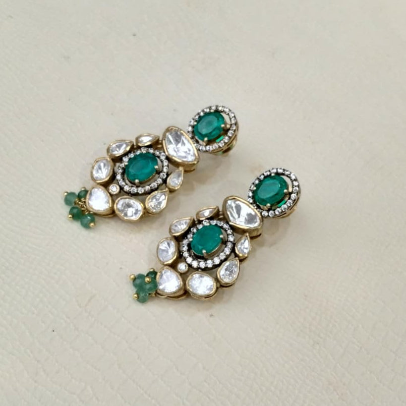 Silver 92.5 Victorian Earrings -2082