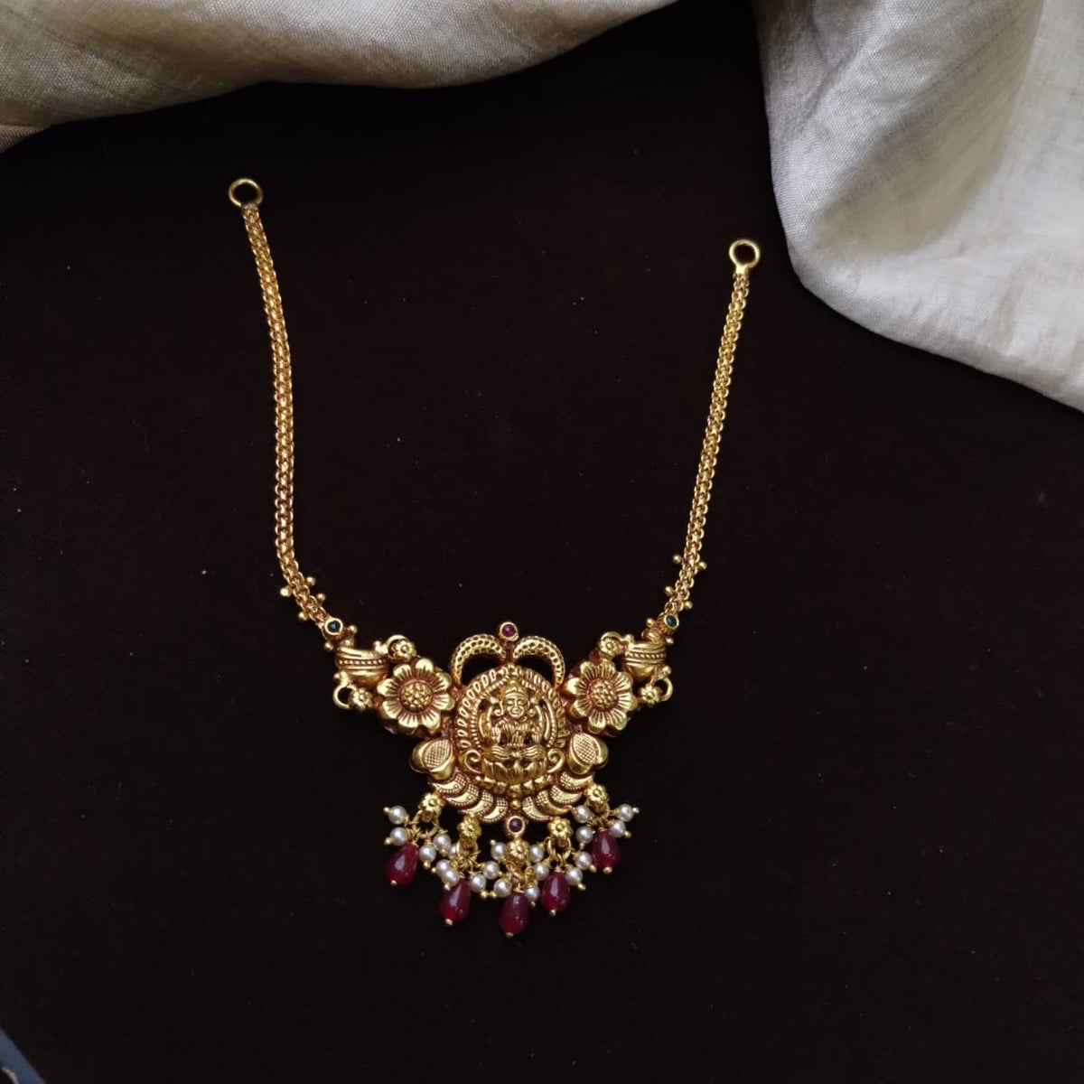 Silver 92.5 Nakshi Necklace - 0306