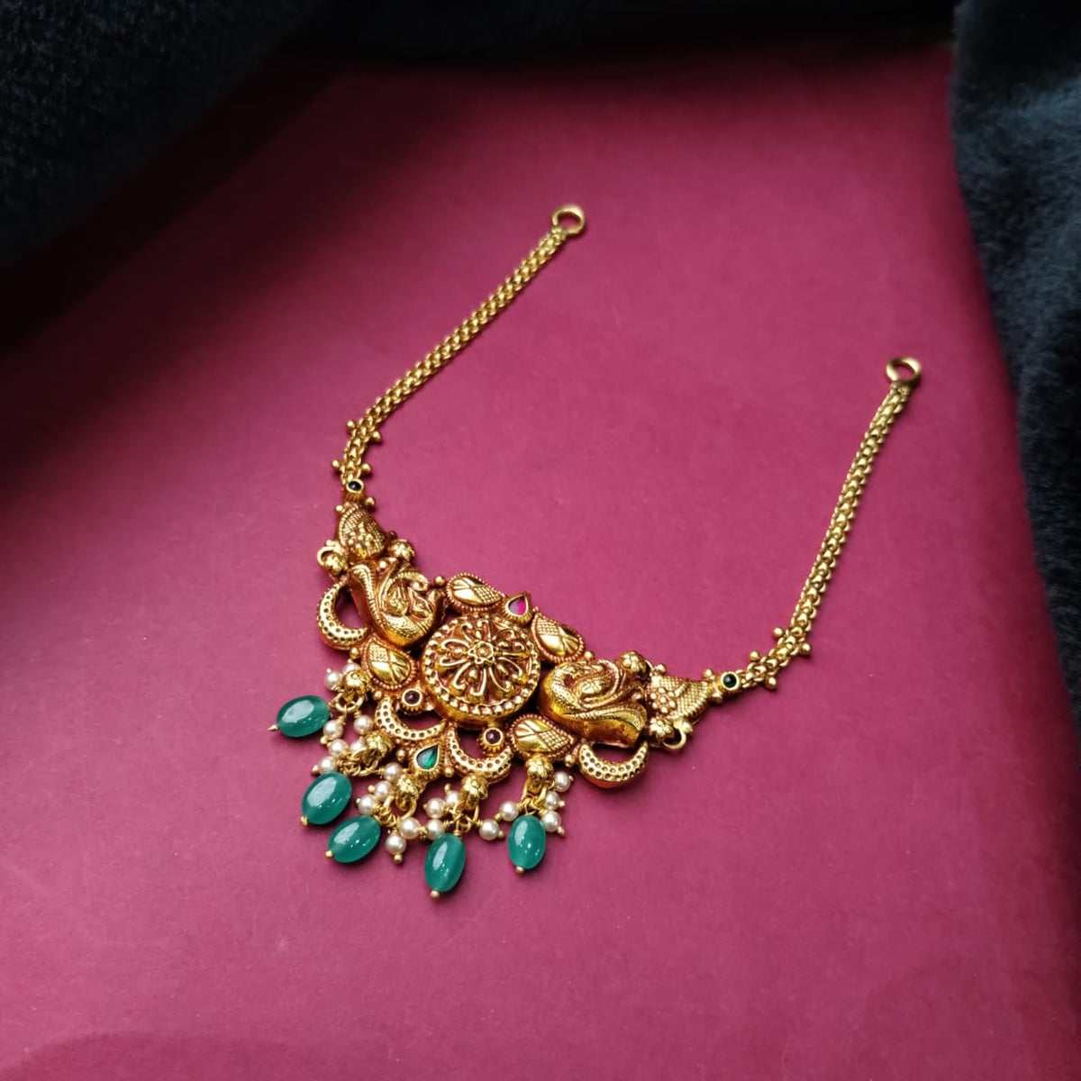 Silver 92.5 Nakshi Necklace - 0304