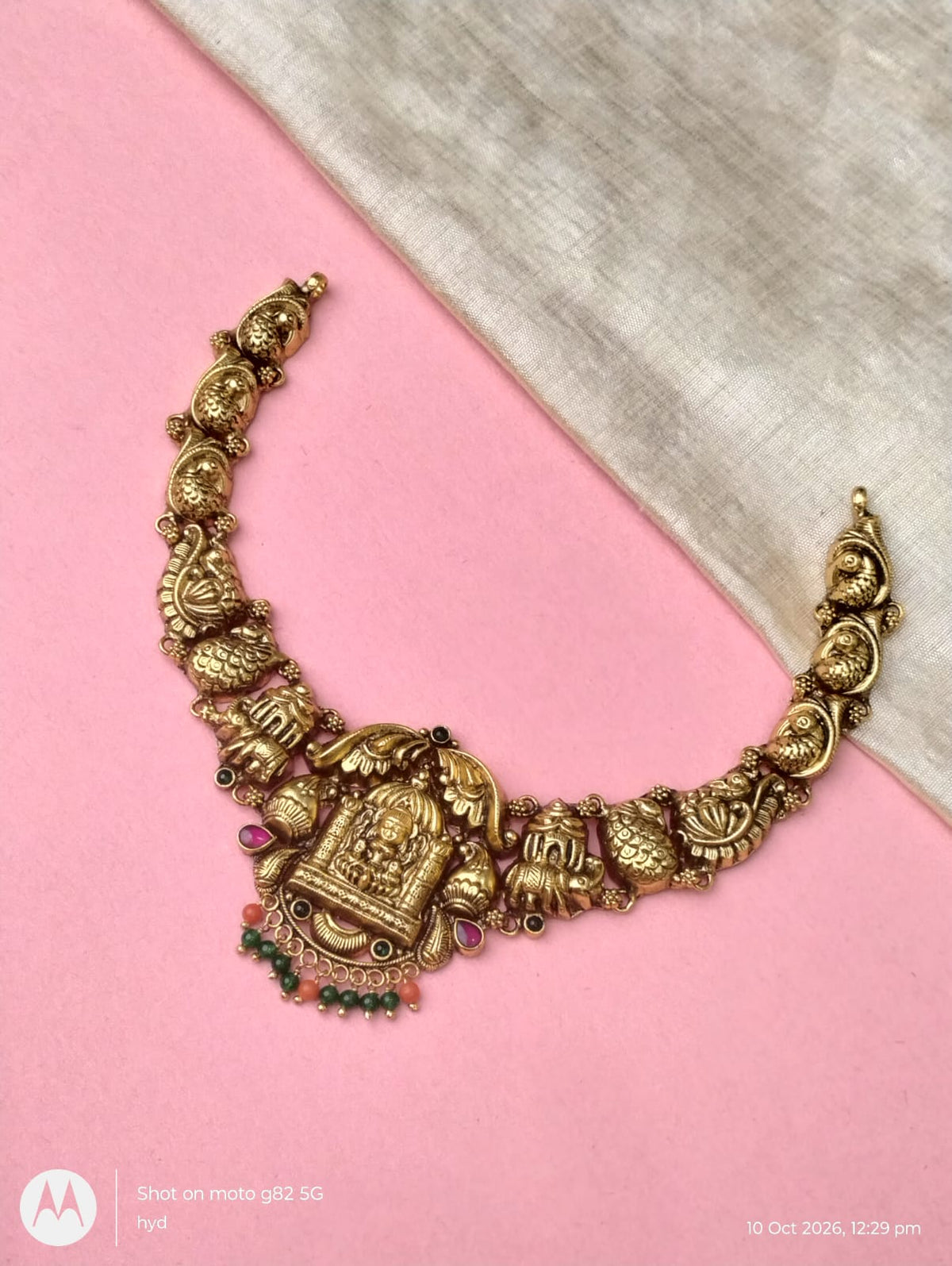 Silver 925 Nakshi Necklace-0333