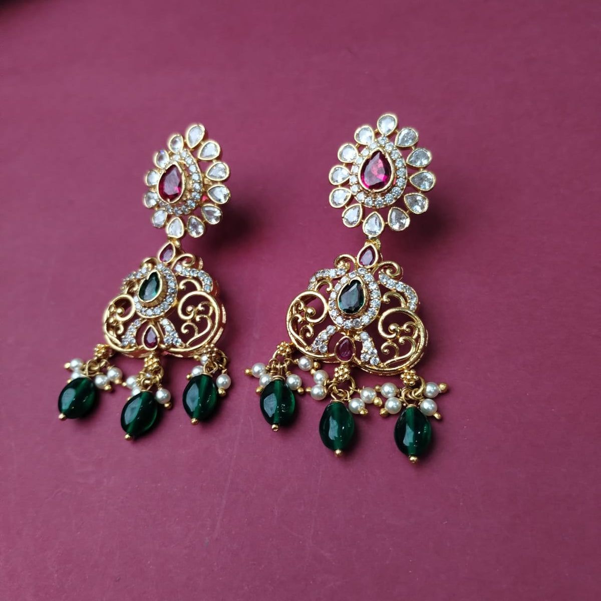 Silver 925  Necklace With Earring-2061