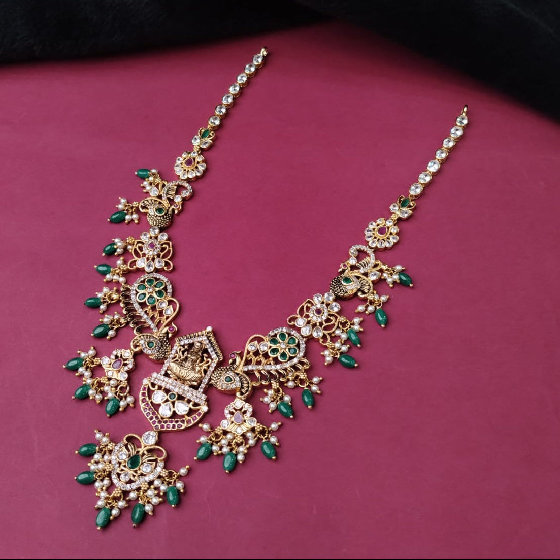 Silver 925  Necklace With Earring-2079