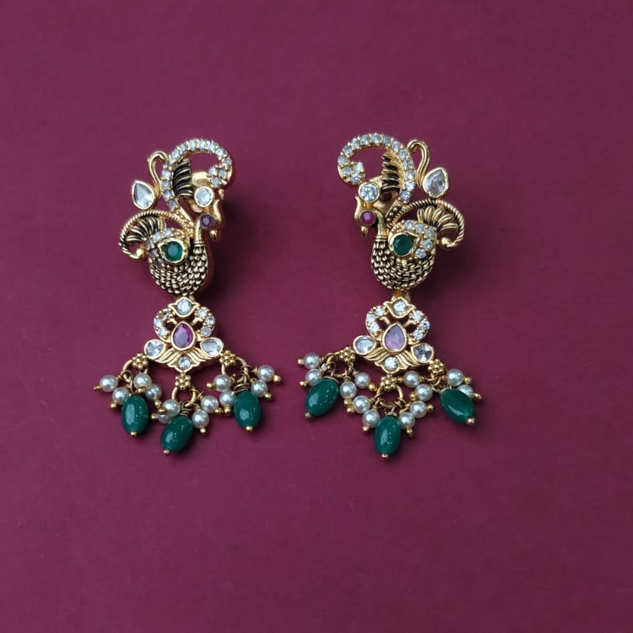 Silver 925  Necklace With Earring-2079