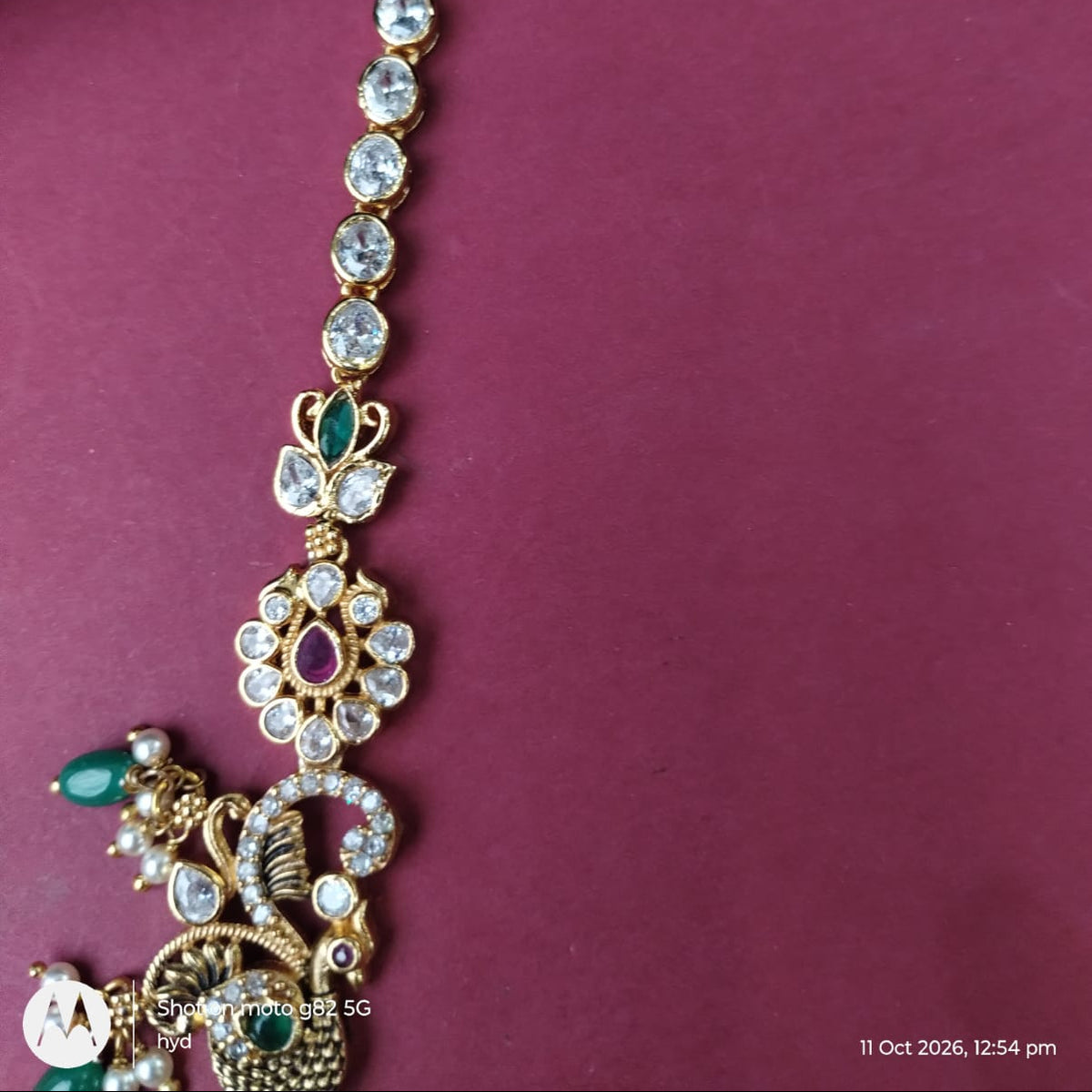 Silver 925  Necklace With Earring-2079