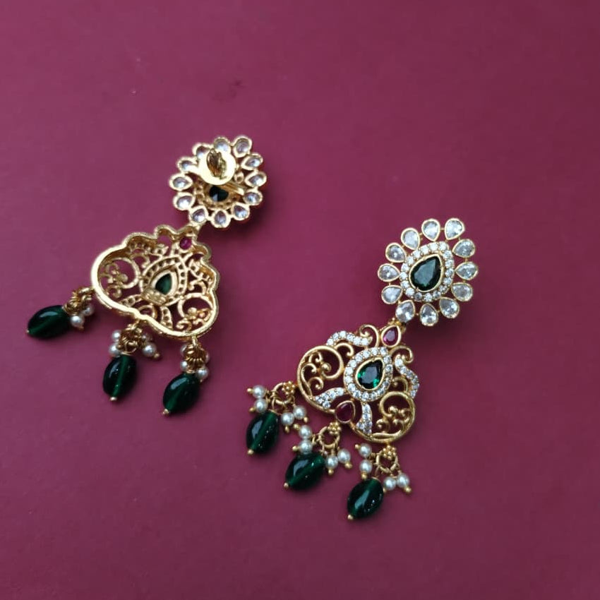 Silver 92.5 Stone Necklace-2060