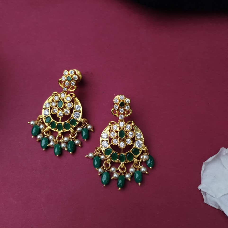 Silver 925  Necklace With Earring-2109