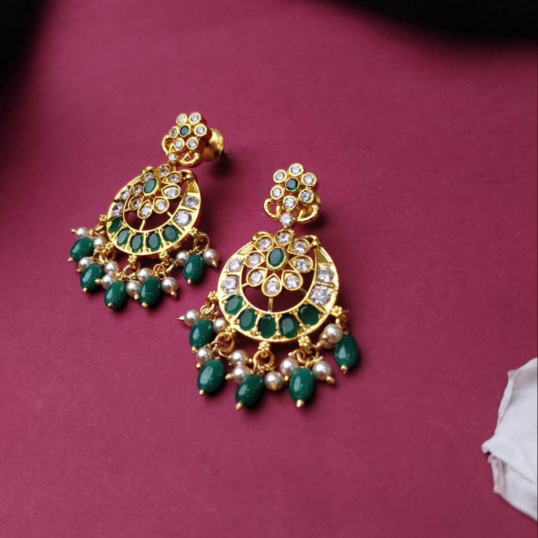 Silver 925  Necklace With Earring-2109