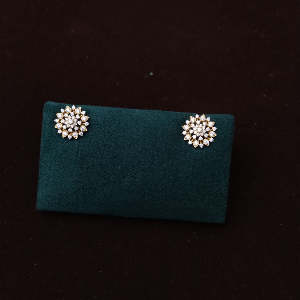 Silver 92.5 Diamond Look EarStud-2047