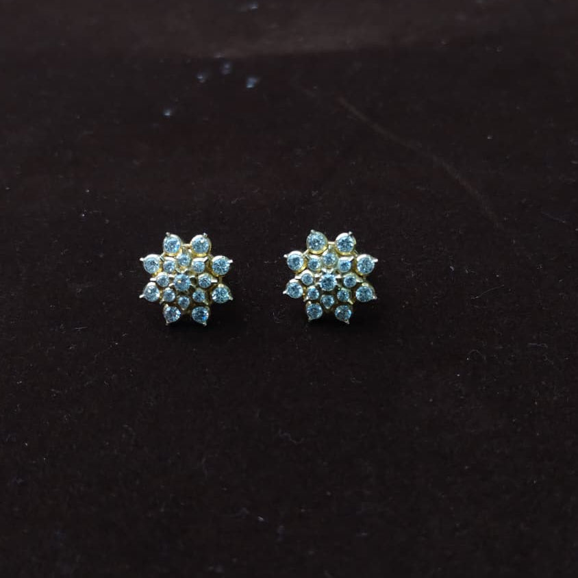 Silver 92.5 Diamond Look EarStud-2045
