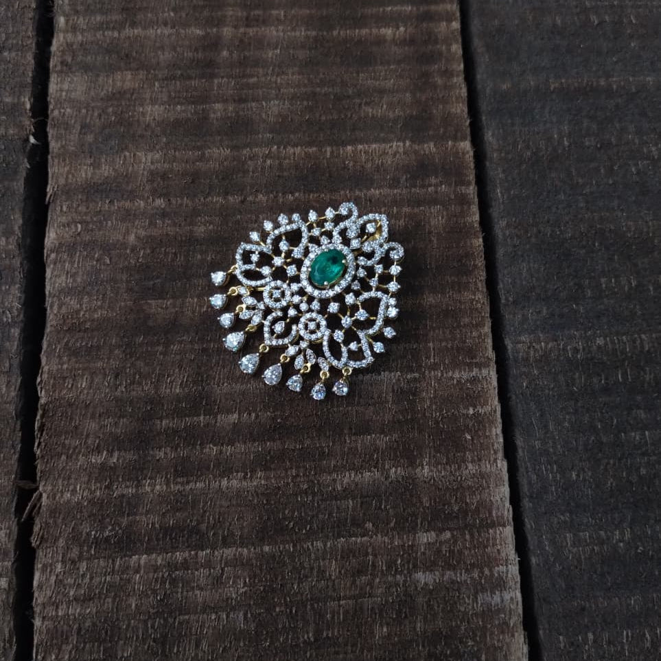Silver 92.5 Diamond Look Tikka-2016