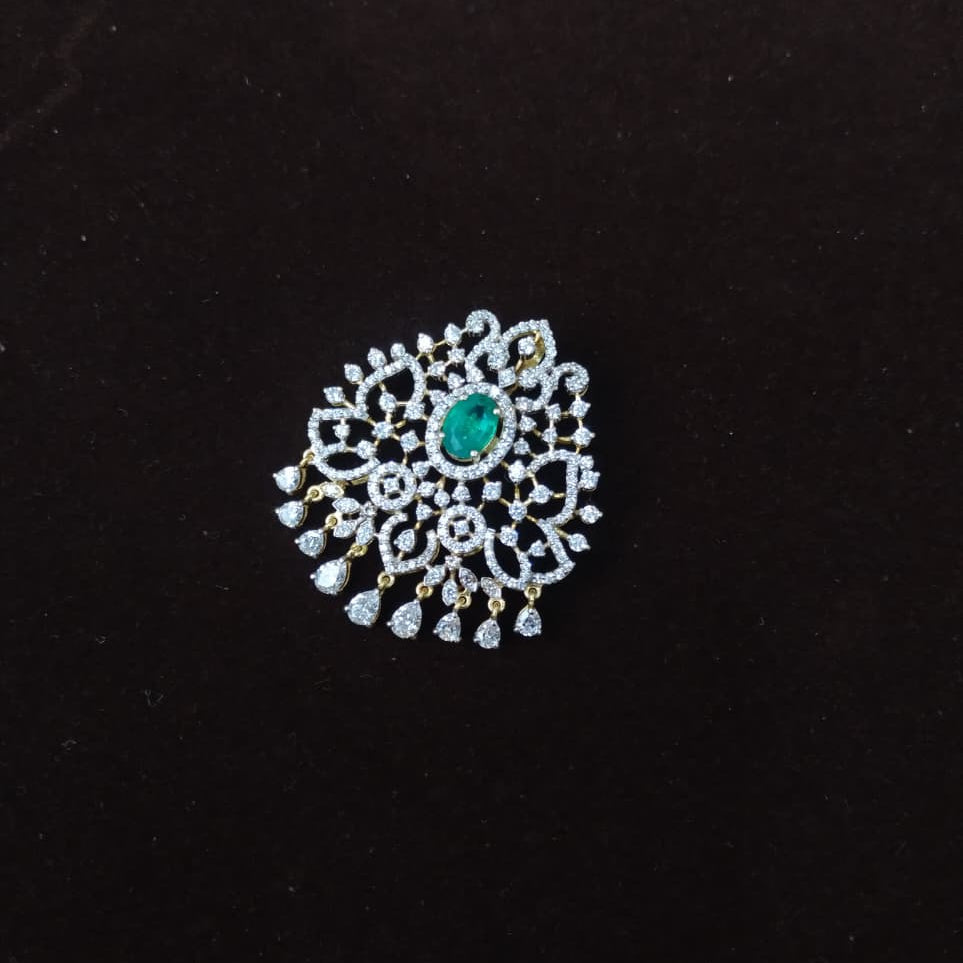 Silver 92.5 Diamond Look Tikka-2016