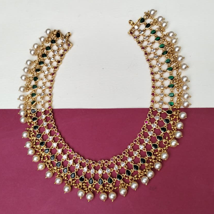 Silver 925  Necklace With Earring-2054