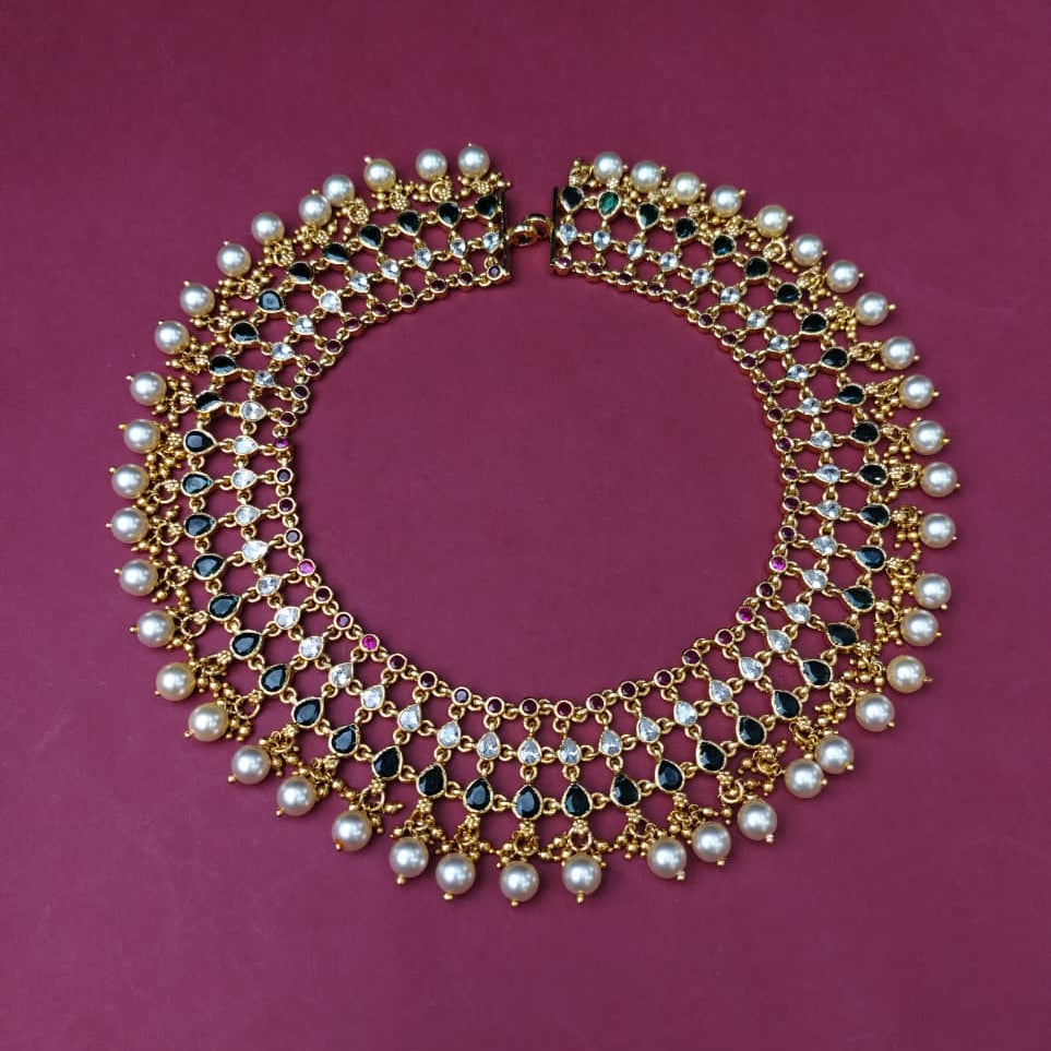 Silver 925  Necklace With Earring-2054
