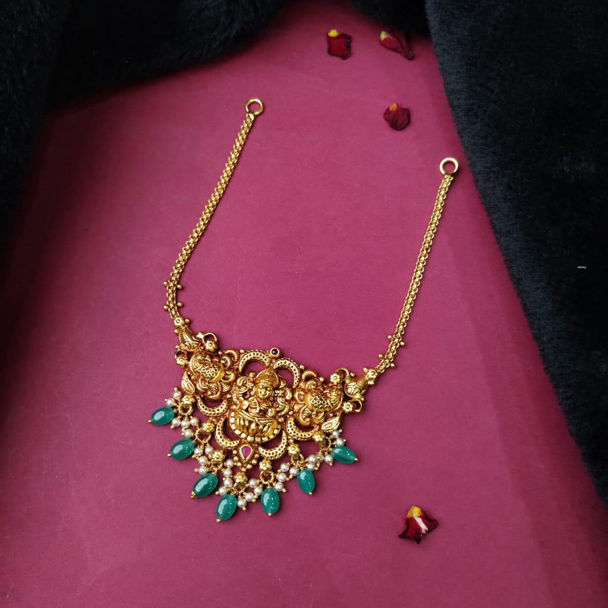 Made Of Pure Silver 92.5 Nakshi Necklace - 0308