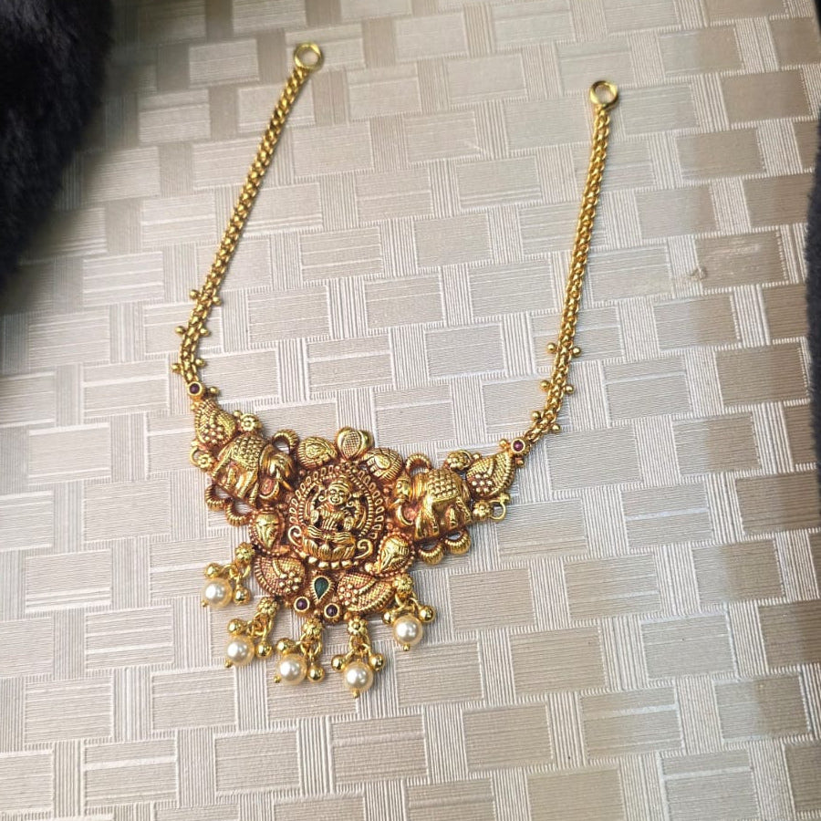 Made Of Pure Silver 92.5 Nakshi Necklace - 0303
