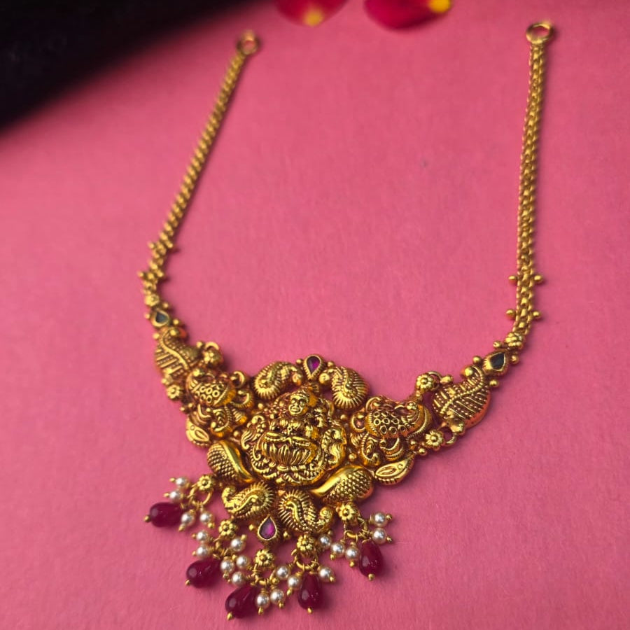 Made Of Pure Silver 92.5 Nakshi Necklace - 0305