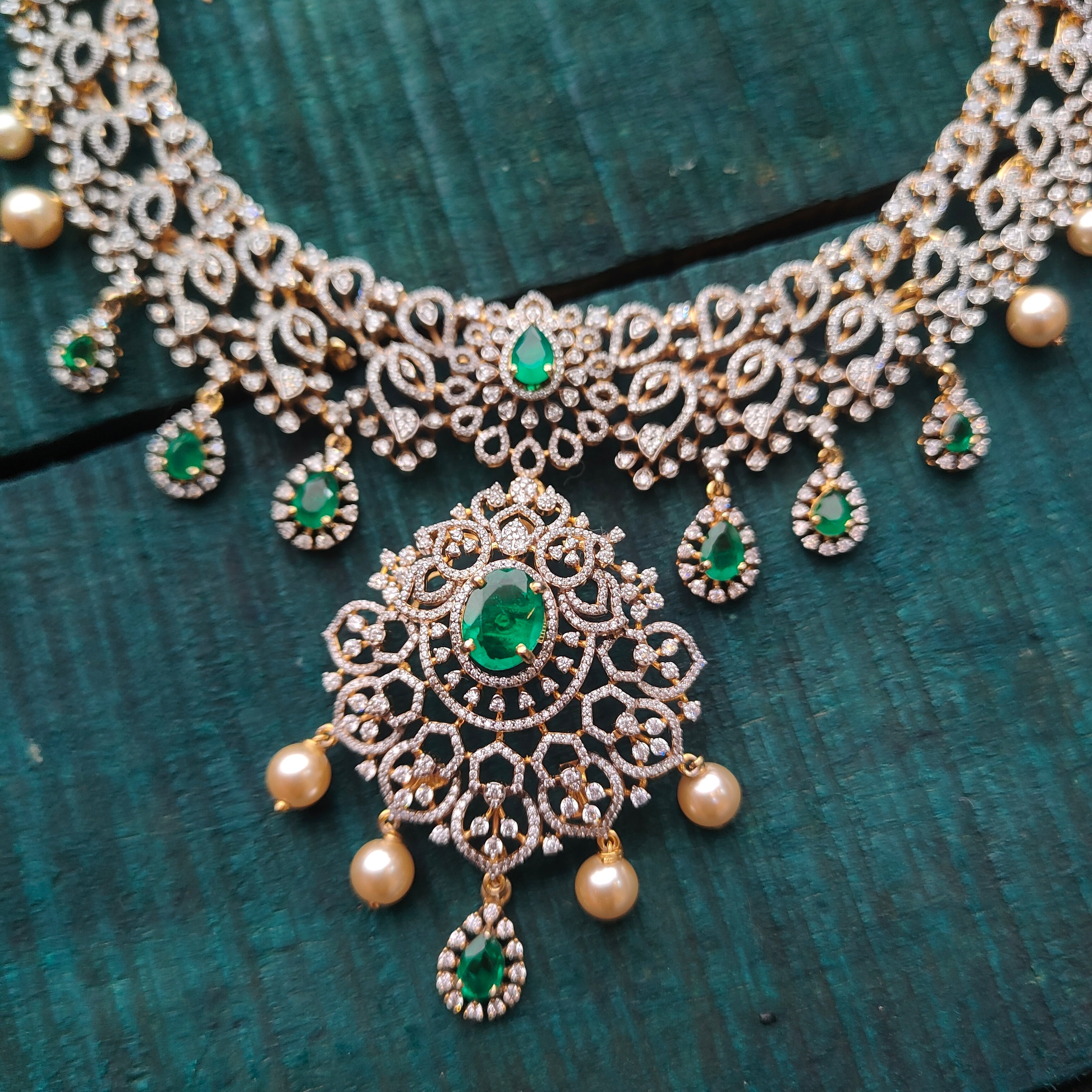Hamsi Theia Silver Necklace - 0073 (Make Upon on Order) - BCOS Its Silver