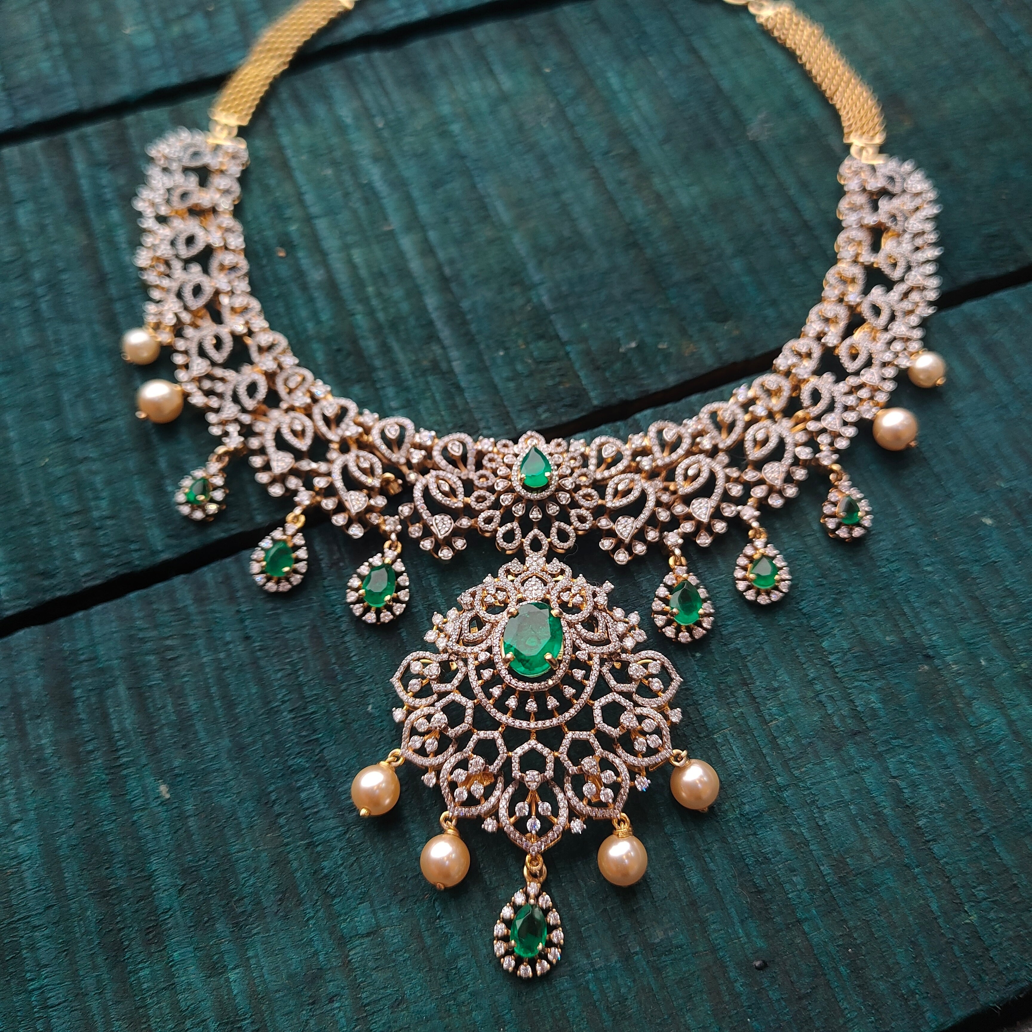 Hamsi Theia Silver Necklace - 0073 (Make Upon on Order) - BCOS Its Silver