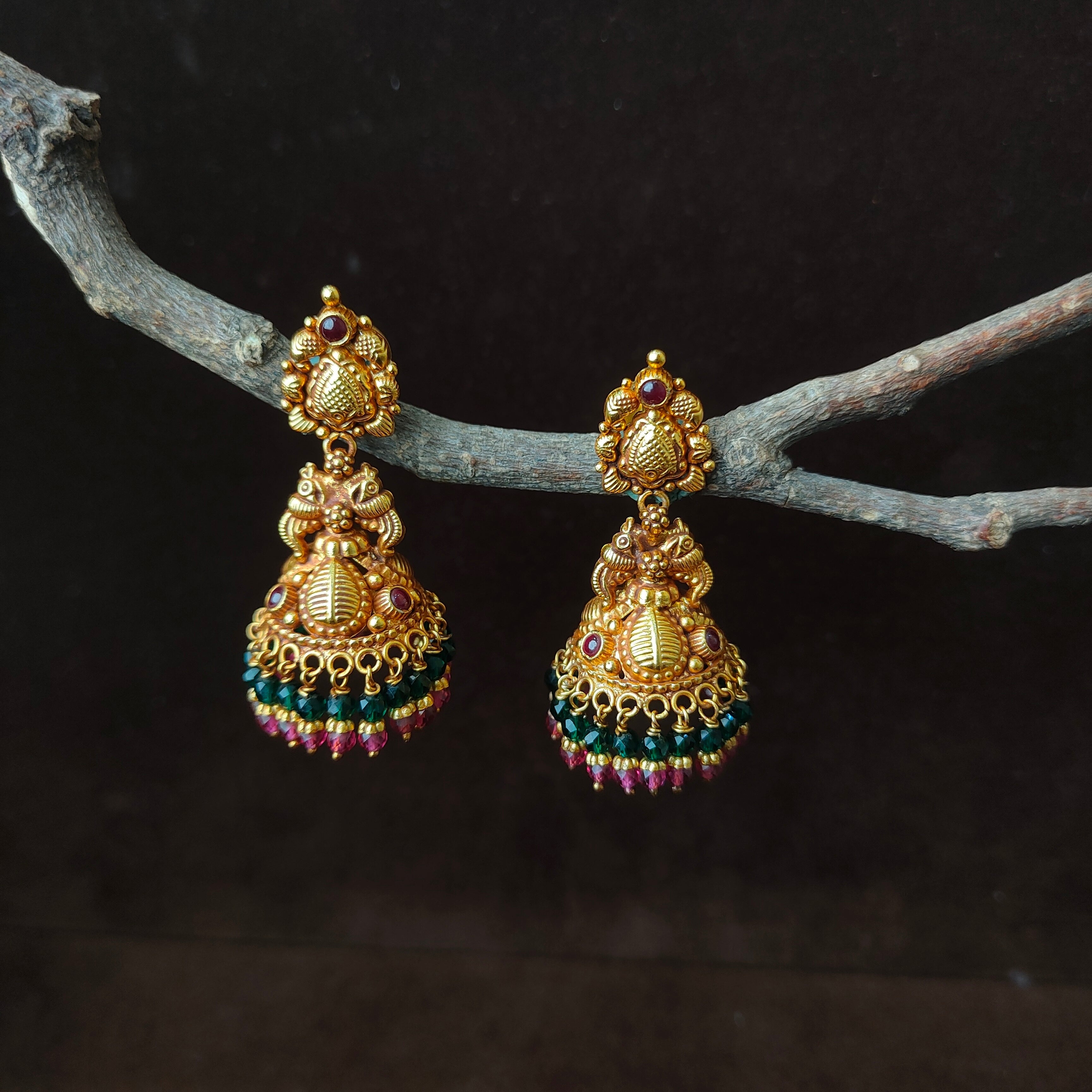 Paavai Silver Jhumka - 0018 - BCOS Its Silver