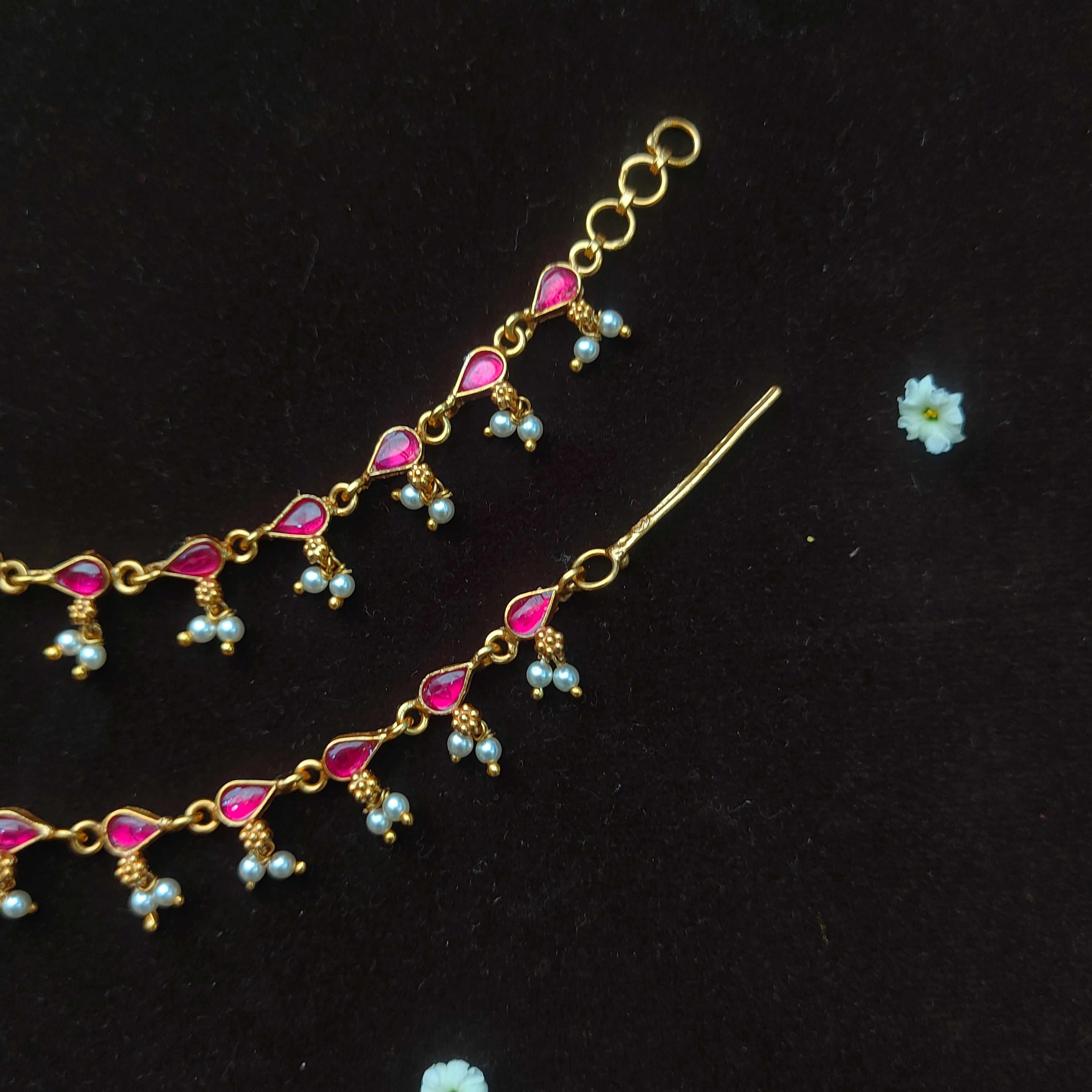Raindrop Silver Earchain - 005 - BCOS Its Silver