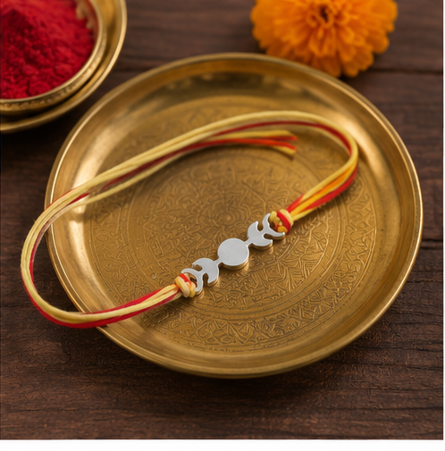 925 Silver Designer Rakhi — 6286