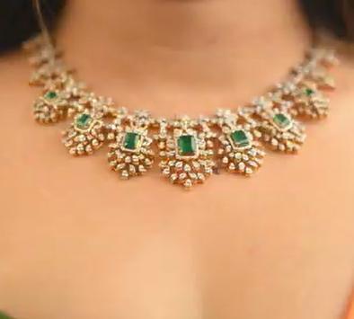 Theia Diamond Look Necklace - 0135 - BCOS Its Silver