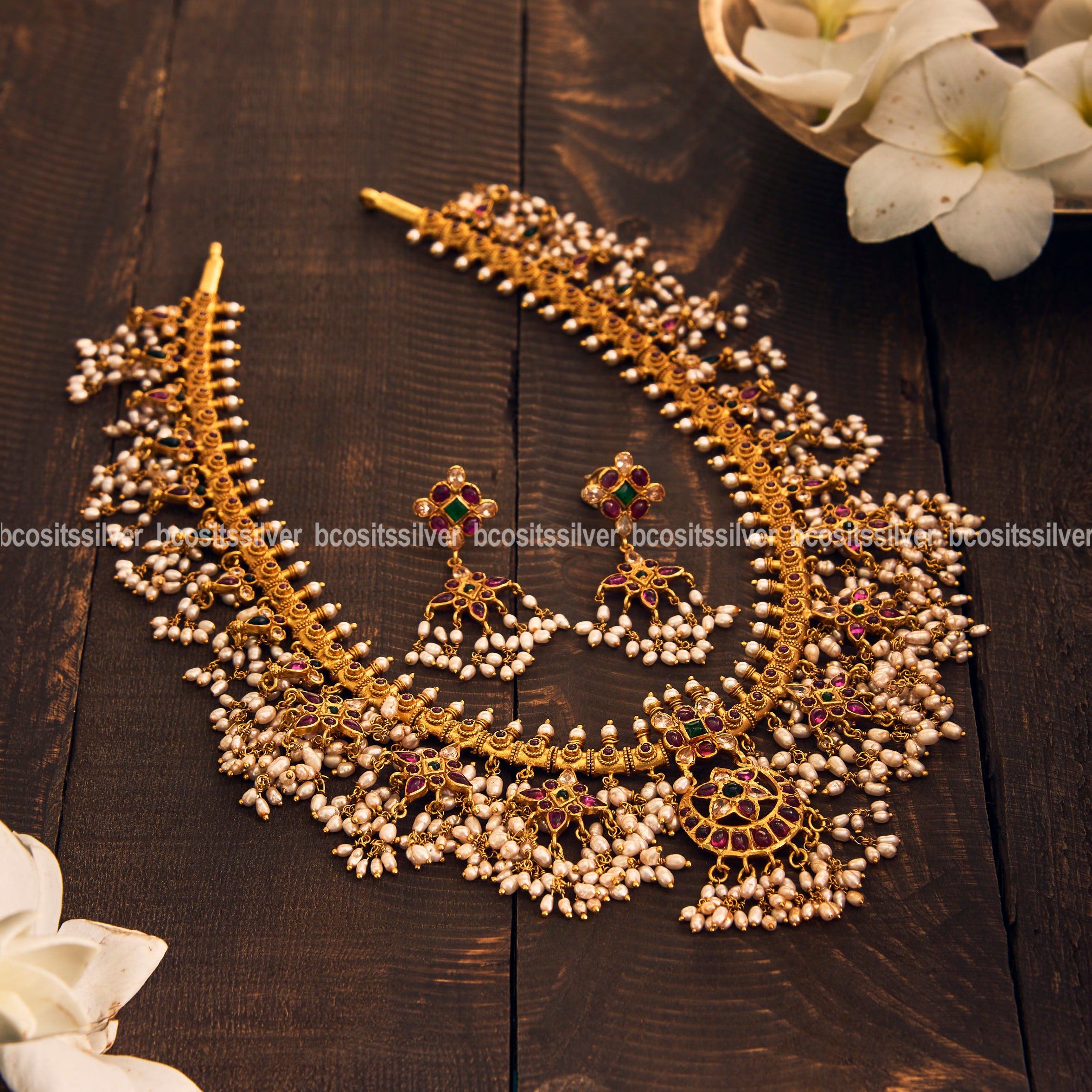 Gold Plated Guattapusalu Set - 1194 - Made to order