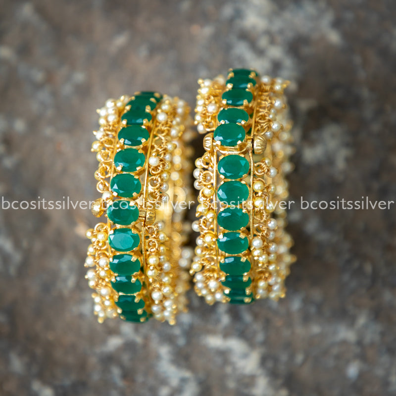 Gold Plated Bangle - 664 - Size 2.3