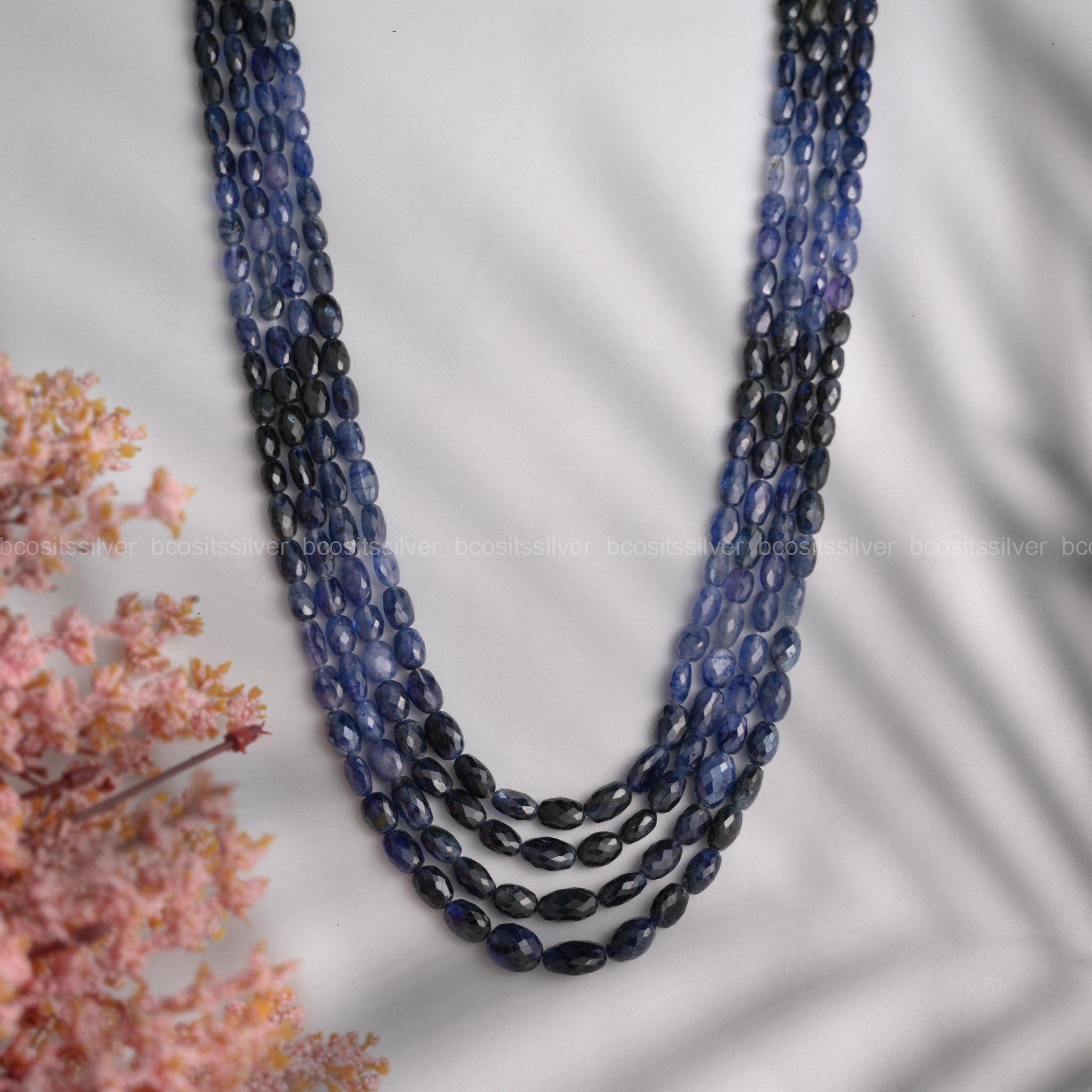 Blue Sapphire-  Semi Precious Beads - 5908
