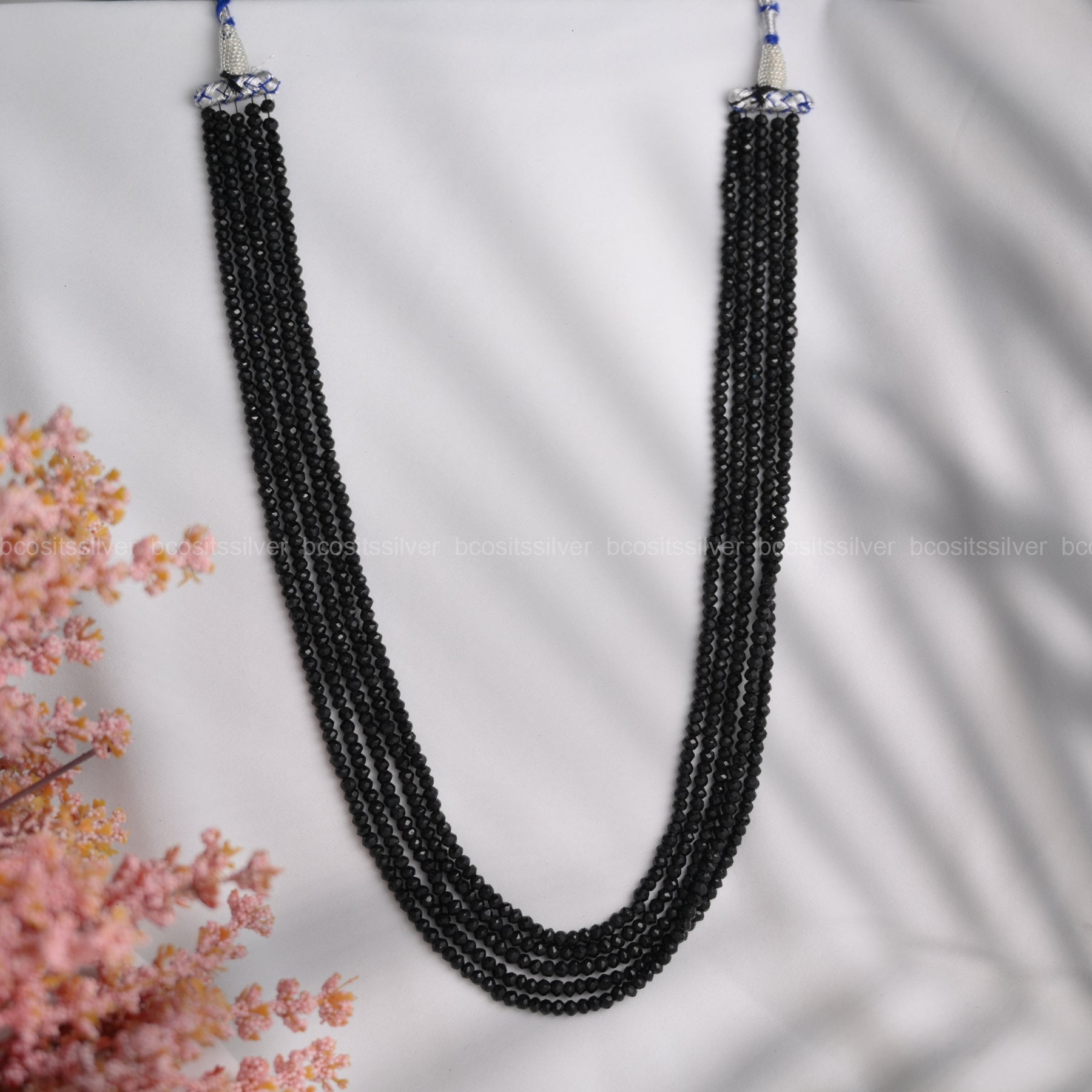 Black Spinel - Semi Precious Beads - 5914