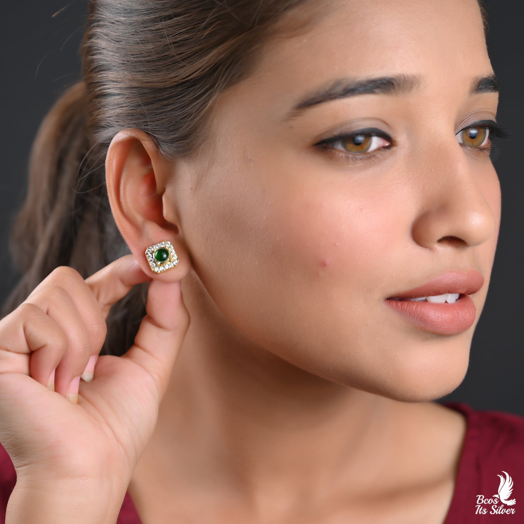 Gold Plated Earstud - 2606
