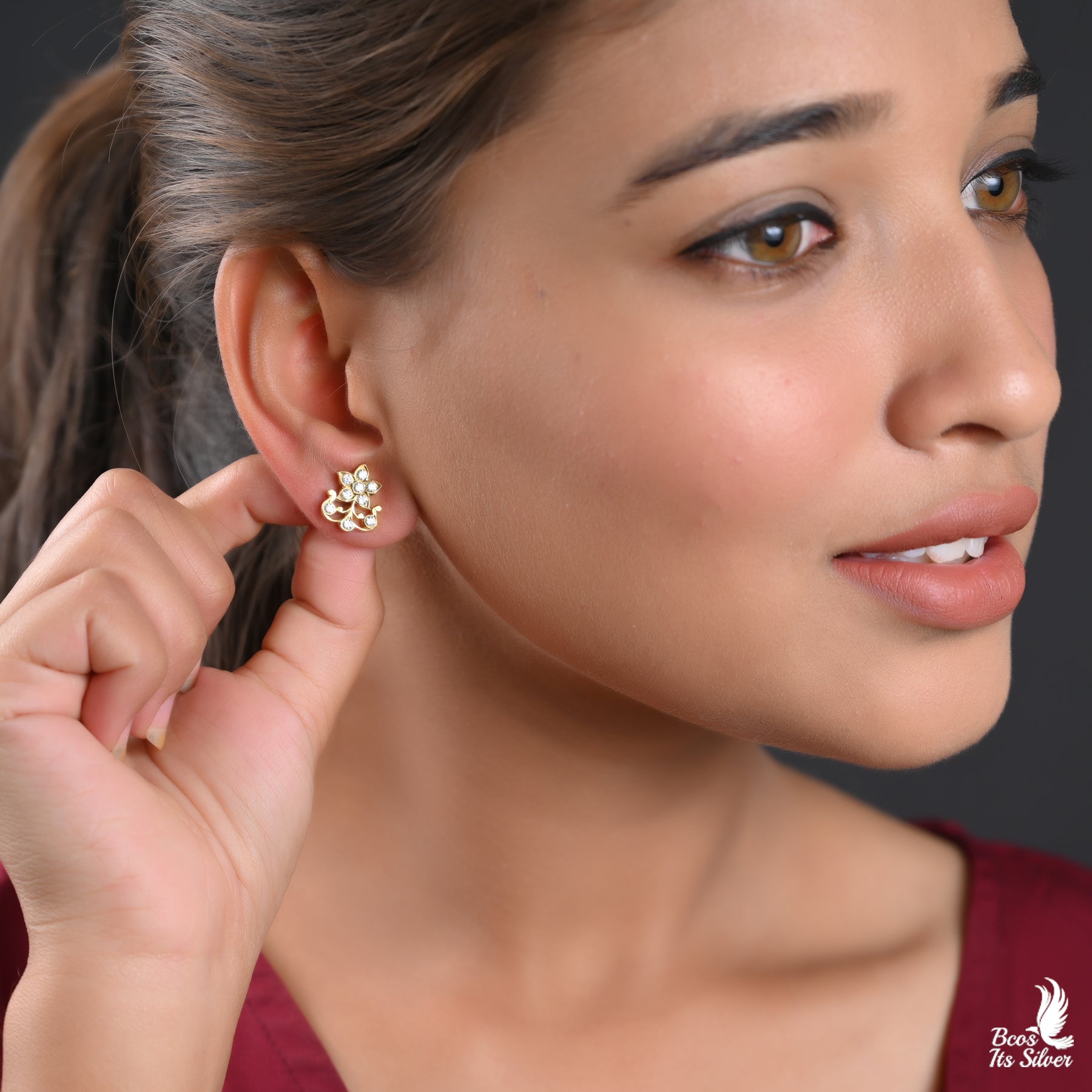 Gold Plated Earstud - 2584