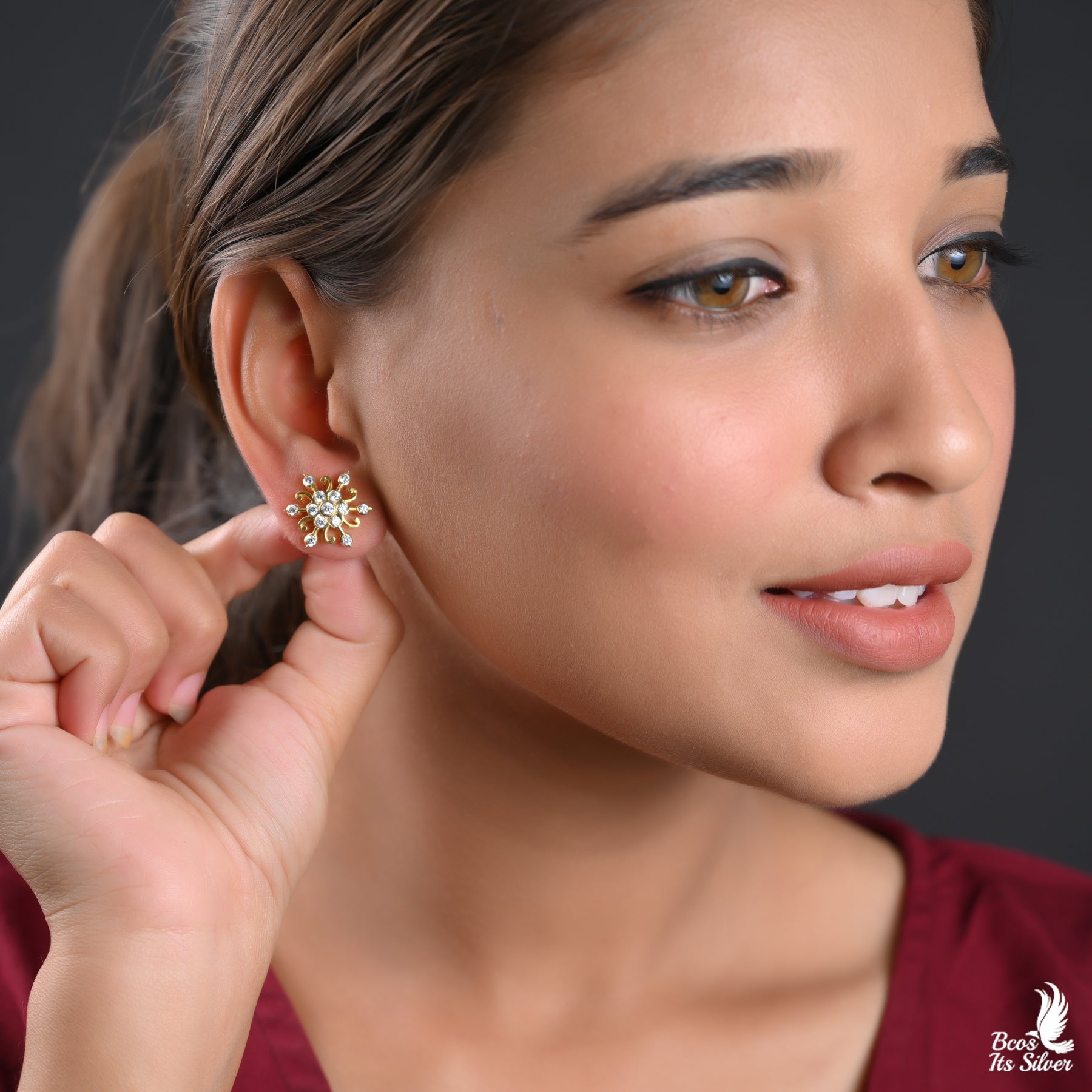 Gold Plated Earstud - 2574