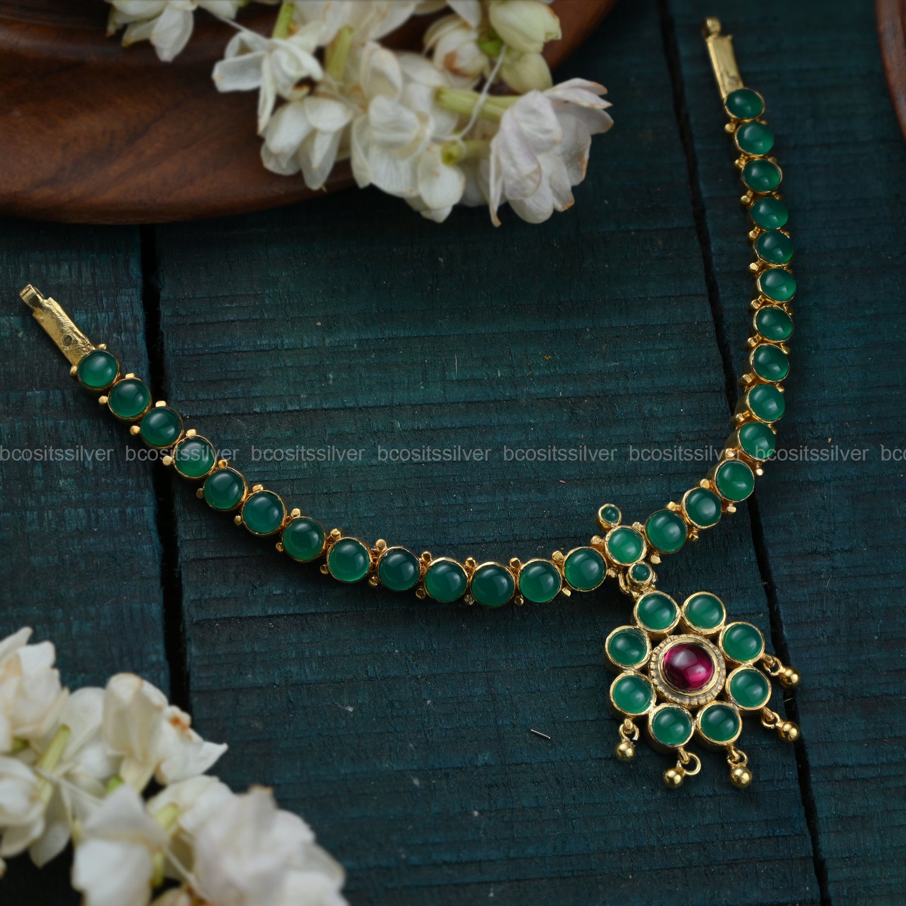 Gold Plated Traditional Attigai - 6345