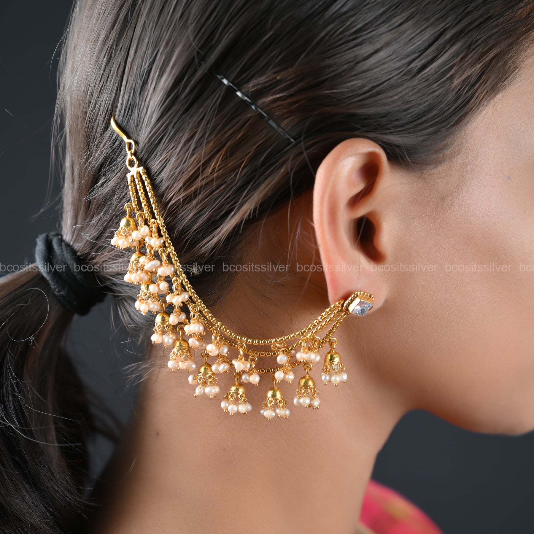 Gold Plated Ear Chain - 848
