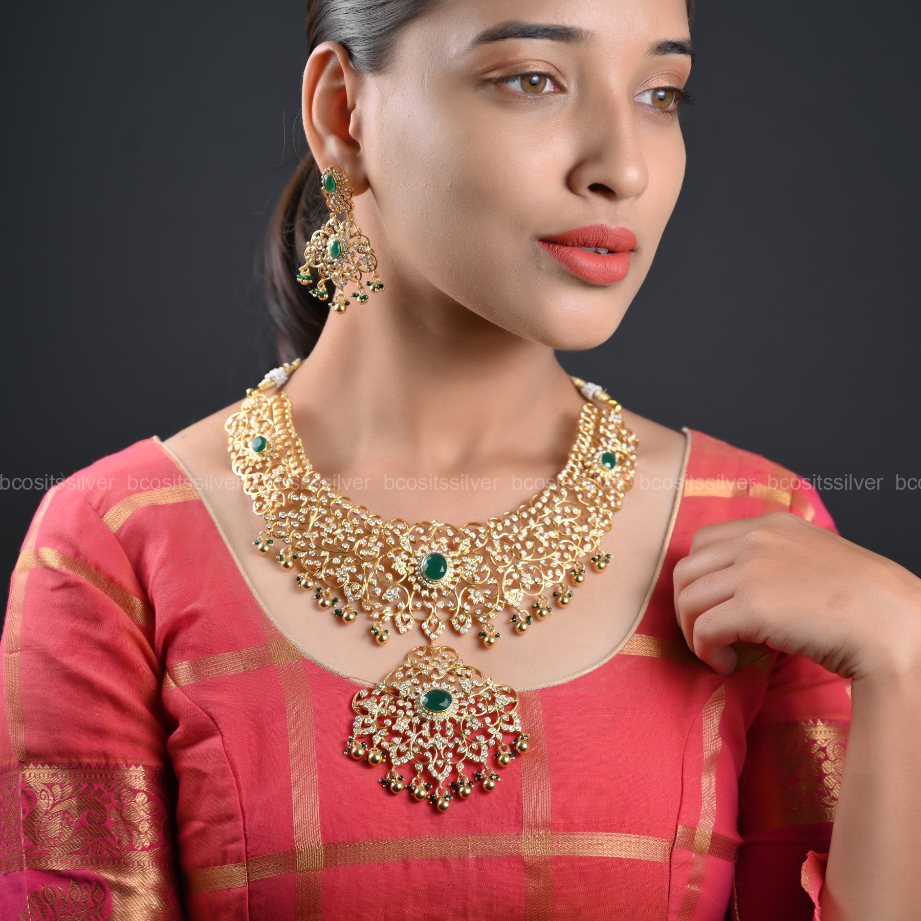 Gold Plated Necklace - 2153