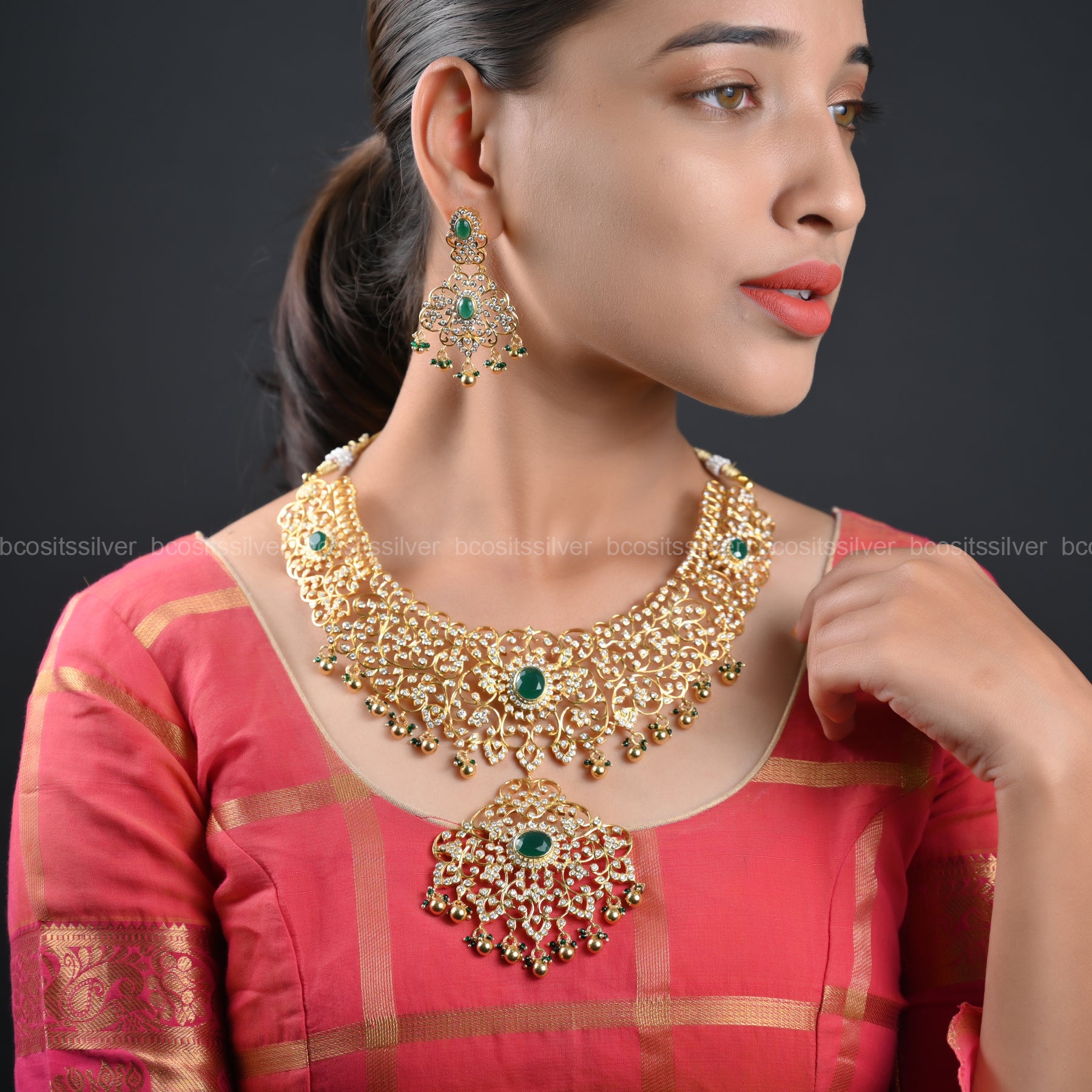 Gold Plated Necklace - 2153