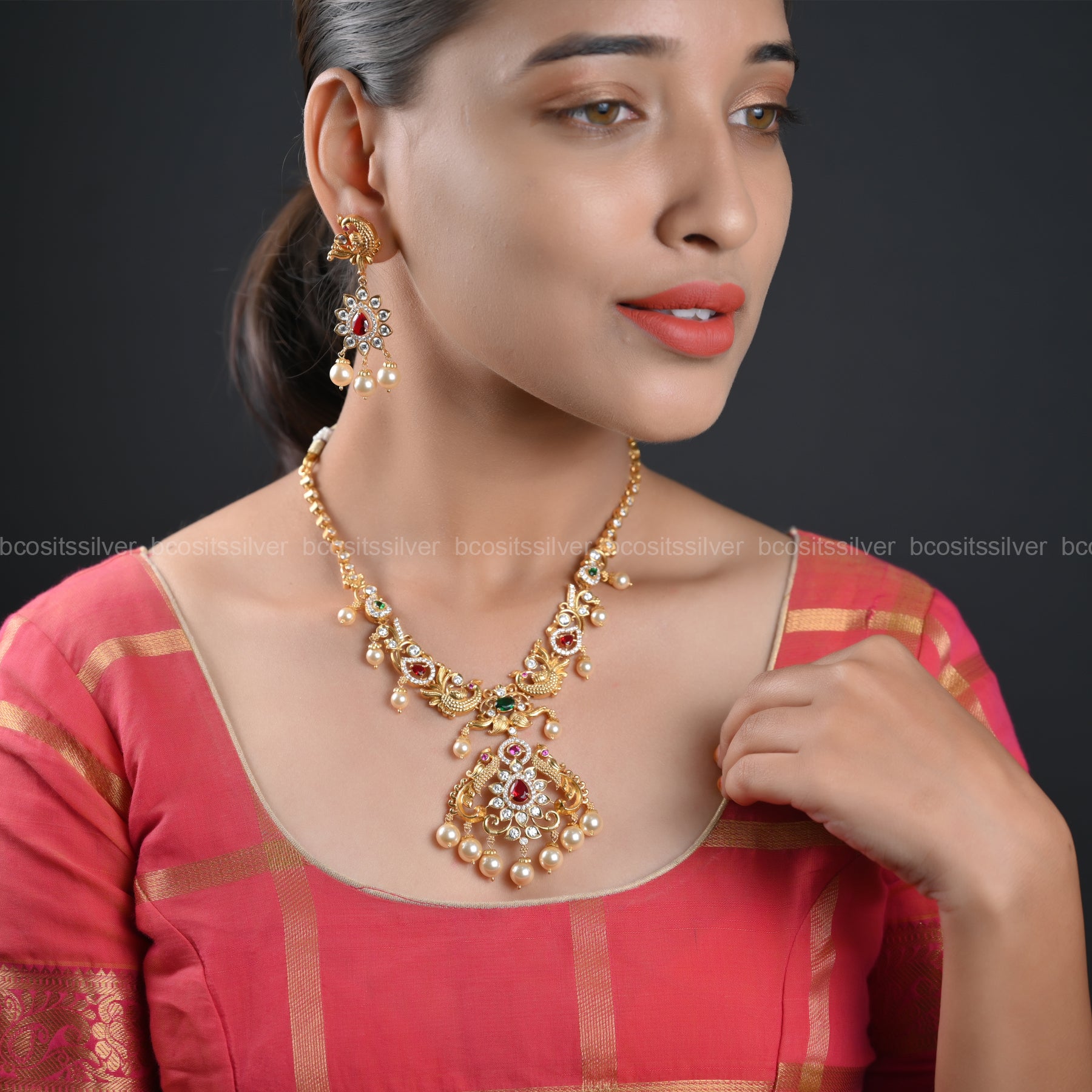 Gold Plated Necklace - 2199