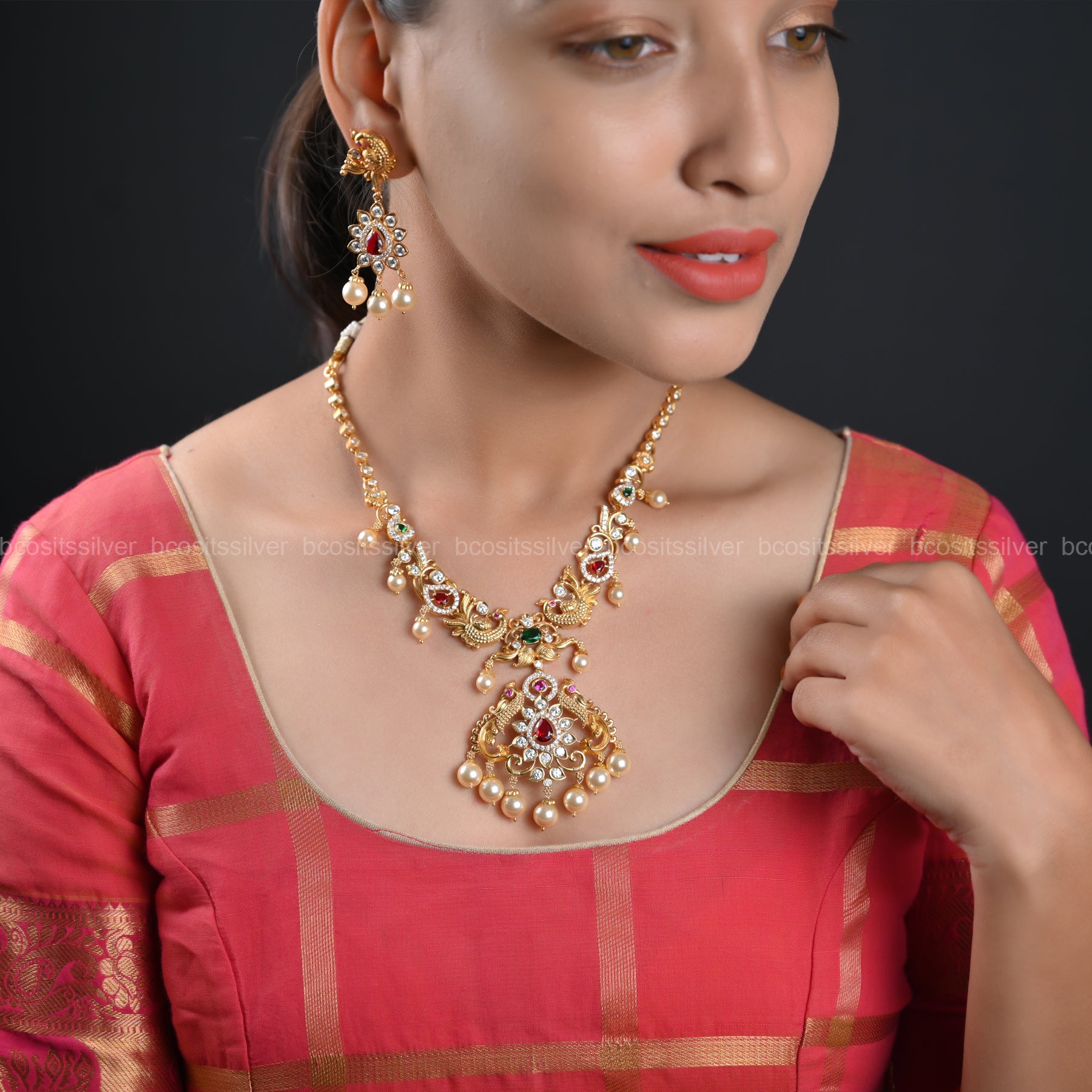 Gold Plated Necklace - 2199