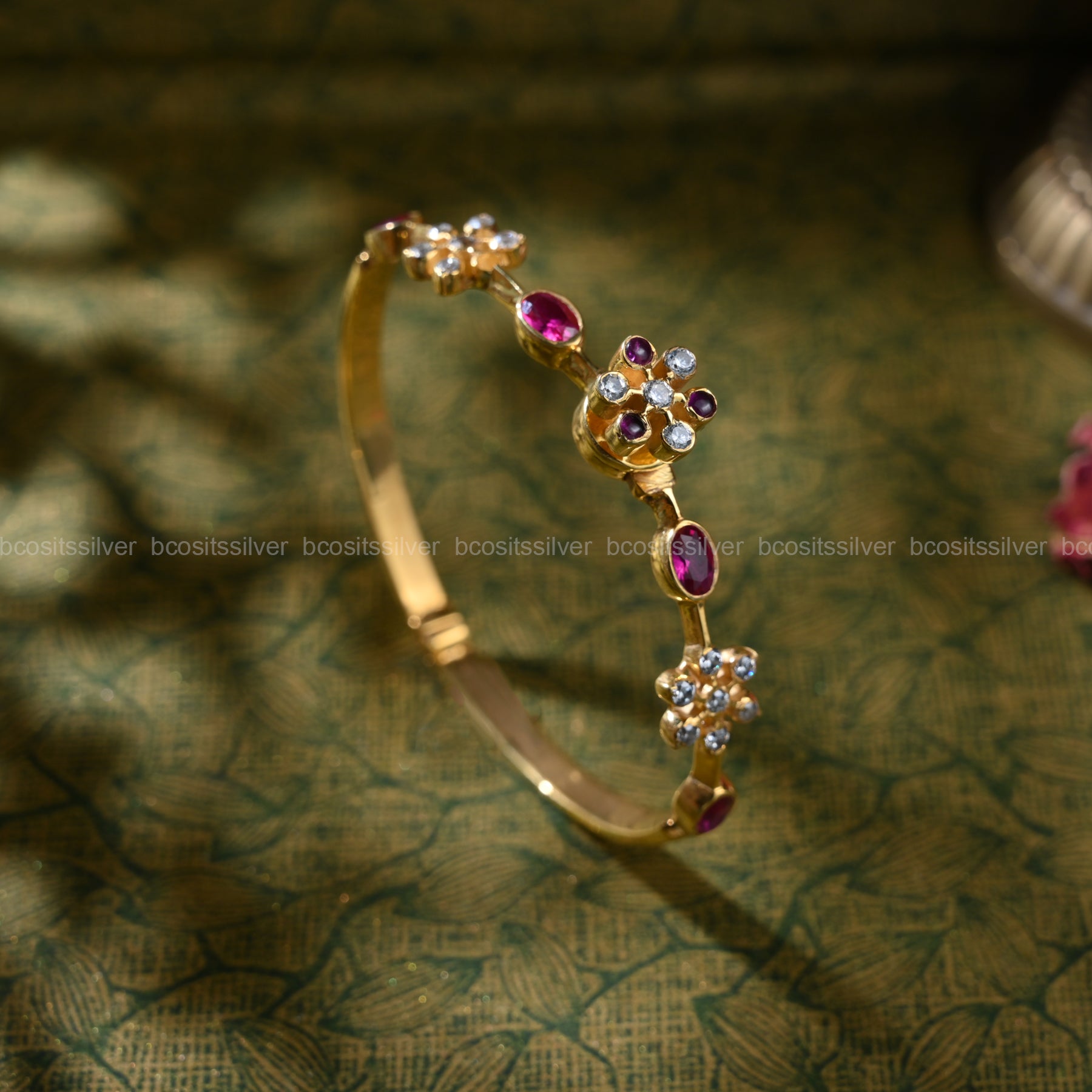 Gold Plated Bangle - 894 - Size 2.3 With Screw