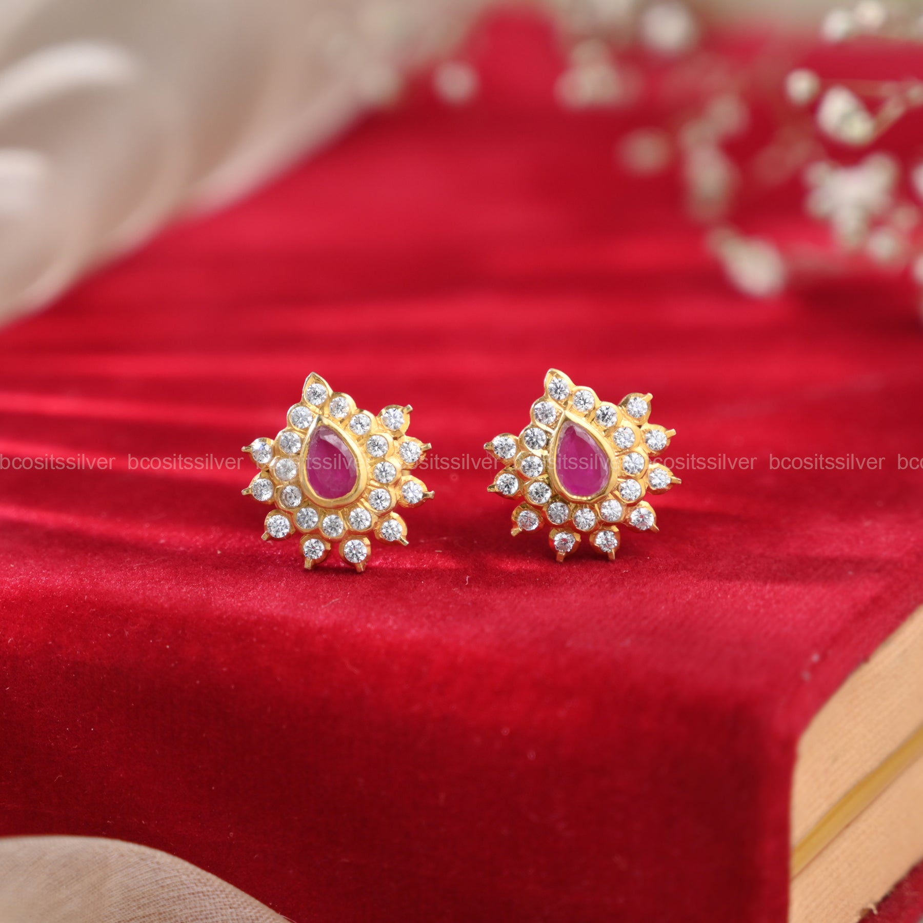 Gold Plated Earstud - 2172