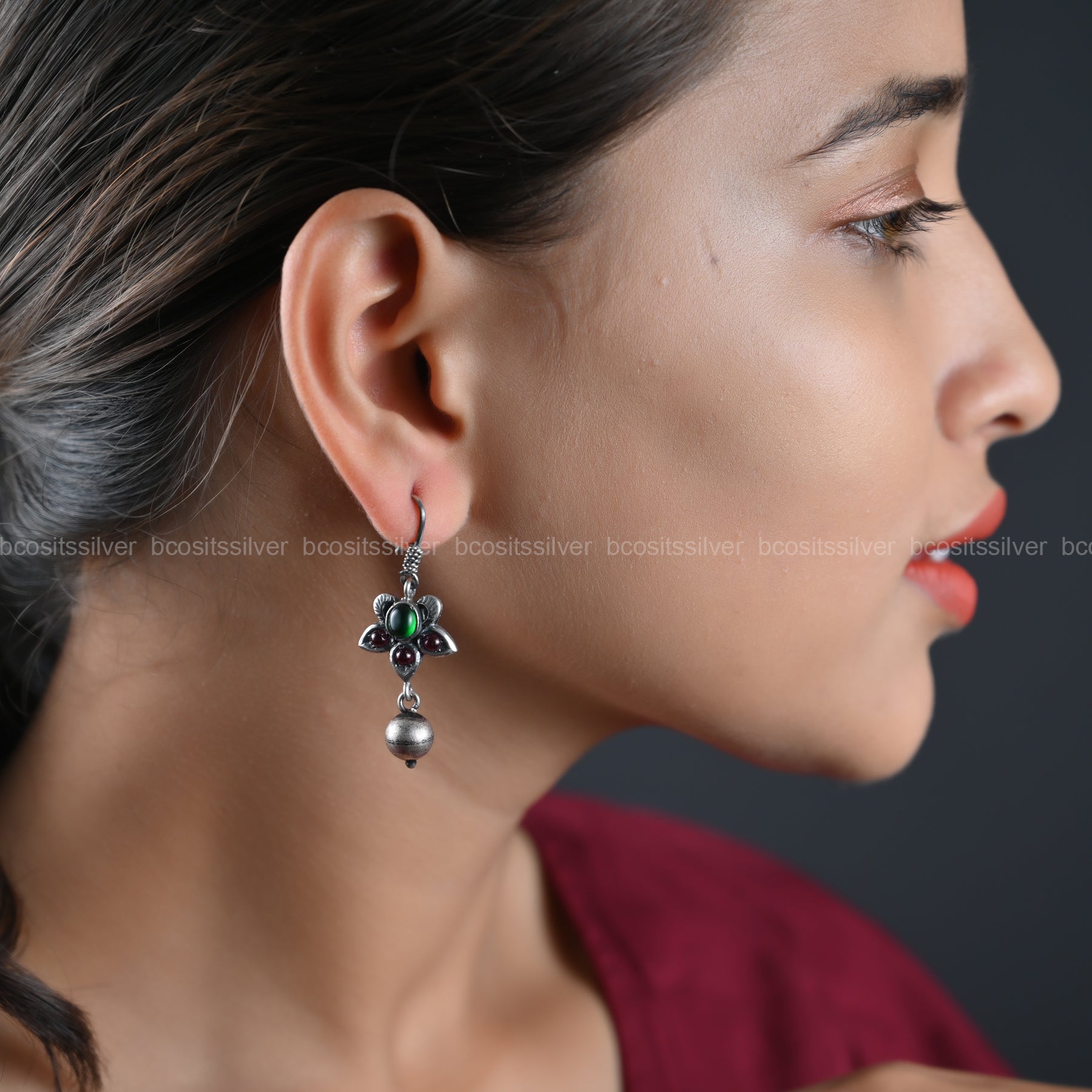 Oxidized Earring - 1112