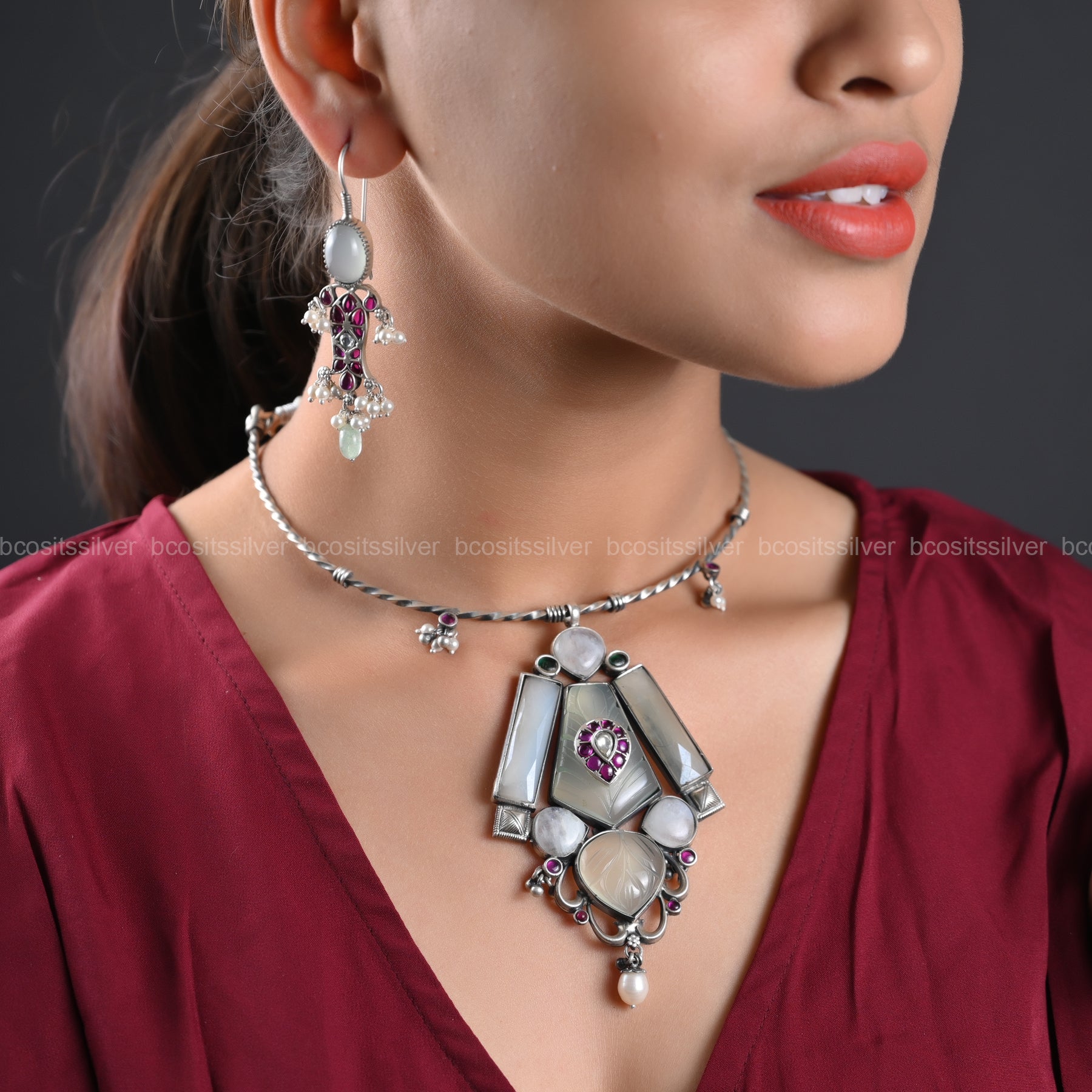 Oxidized Neckpiece - 1199