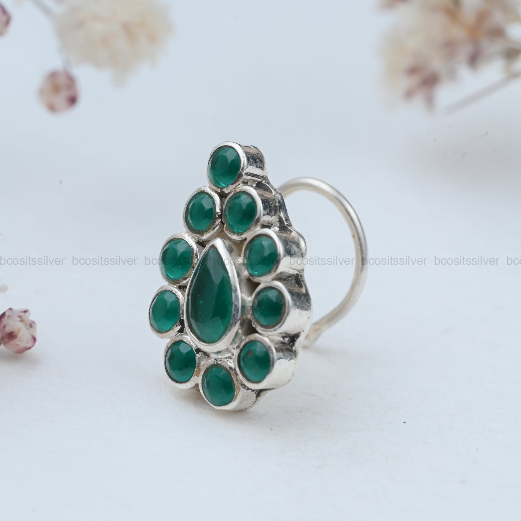 Mazhai green Nosepin Wire - 0802