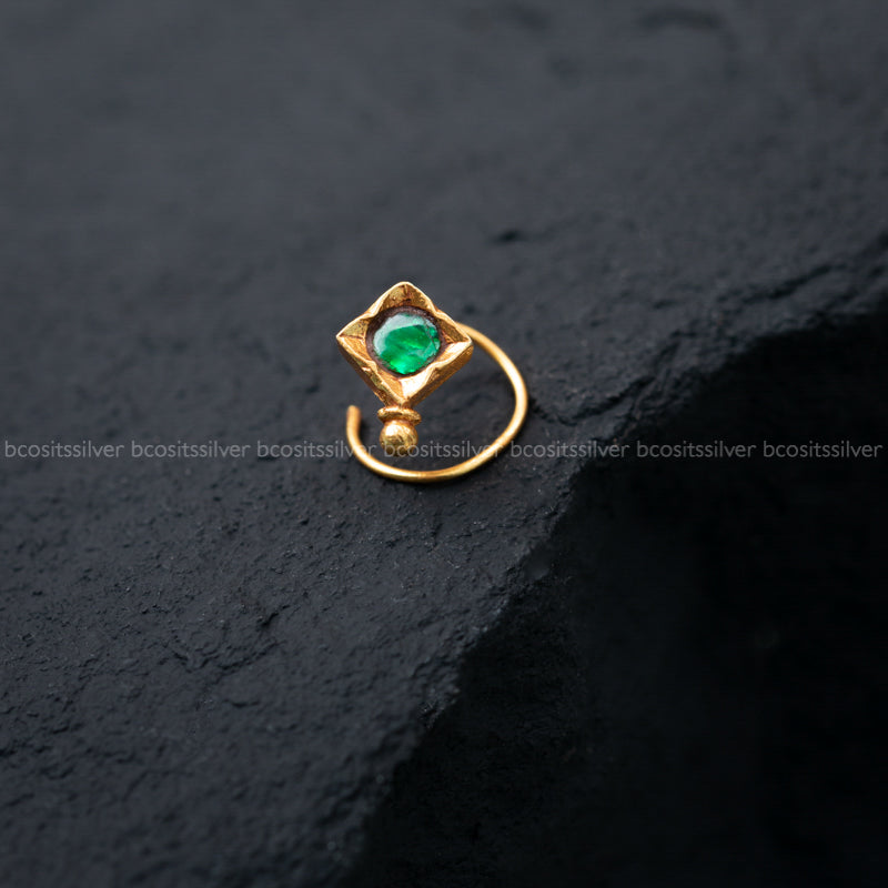 Pure 925 Silver ATRAI Green  Wire type