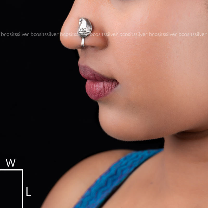 Pure 925 Silver Maanga Clip on  - 1055