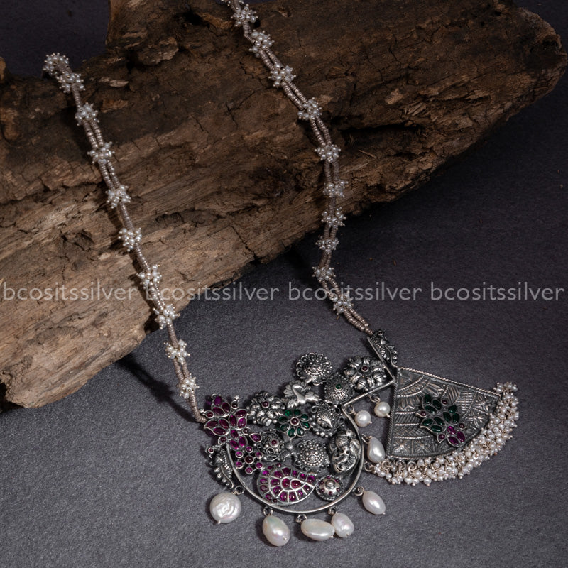 Pure 925 silver Oxidized Haram - 9209