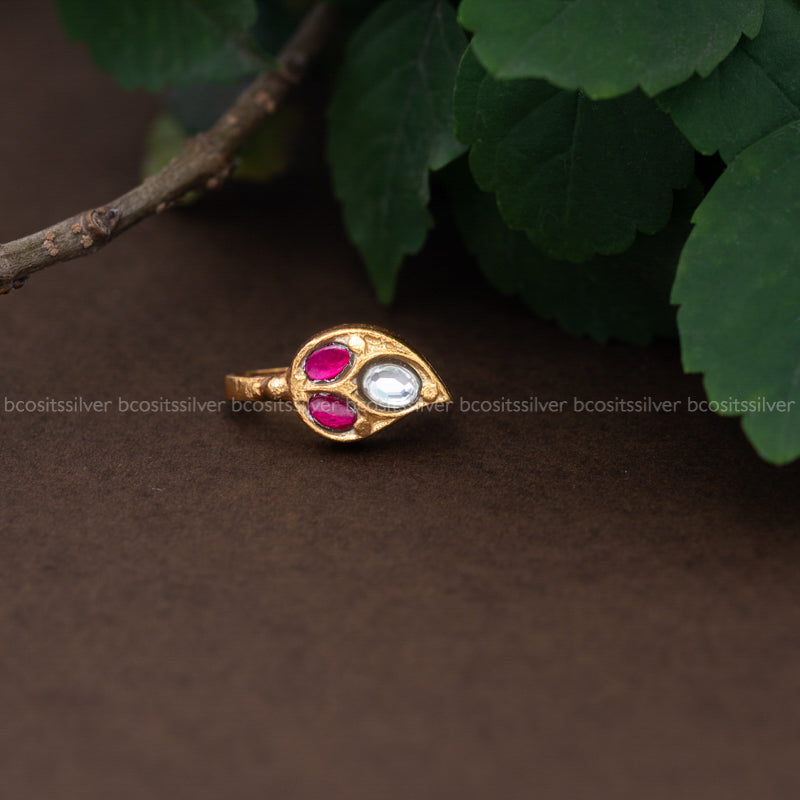 THILAK -  Pink And White Nosepin