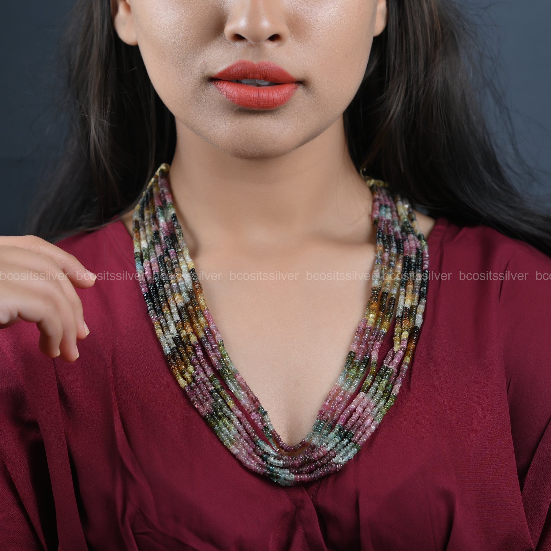 Tourmaline Semi Precious Stone - 5912
